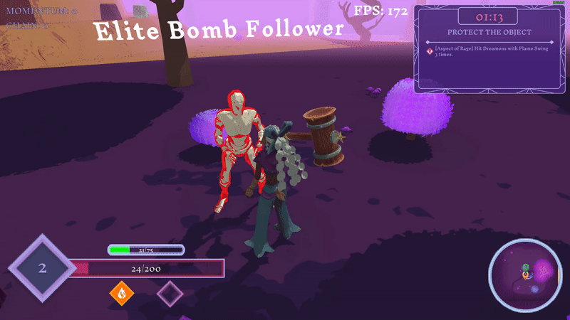 Dreamscape entities showcase GIF